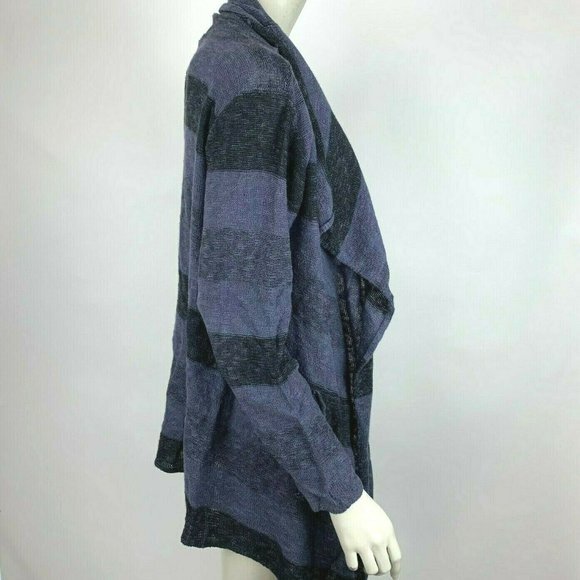 Habitat Linen Cotton Open Front Knit Cardigan - Picture 5 of 12